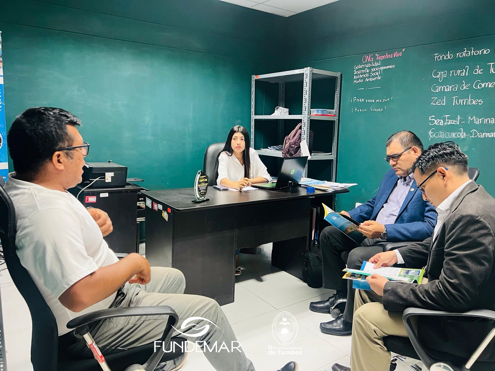FUNDEMAR y CORLAD Tumbes avanzan hacia un convenio para fortalecer la formación profesional